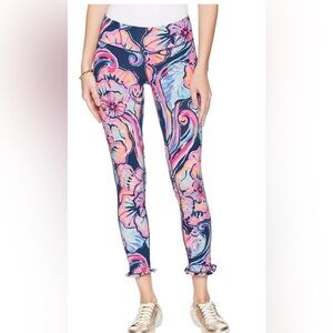 Lilly Pulitzer Boho Bateau Luxletic Marla Weekender Leggings M Multicolor